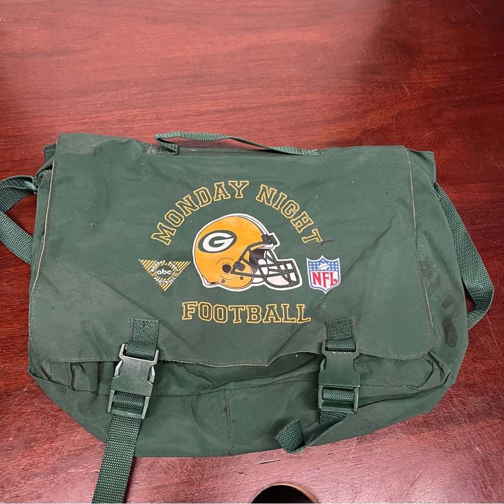 Vintage NFL Green Bay Packers ABC Monday Night Football Satchal/Shoulder Bag
